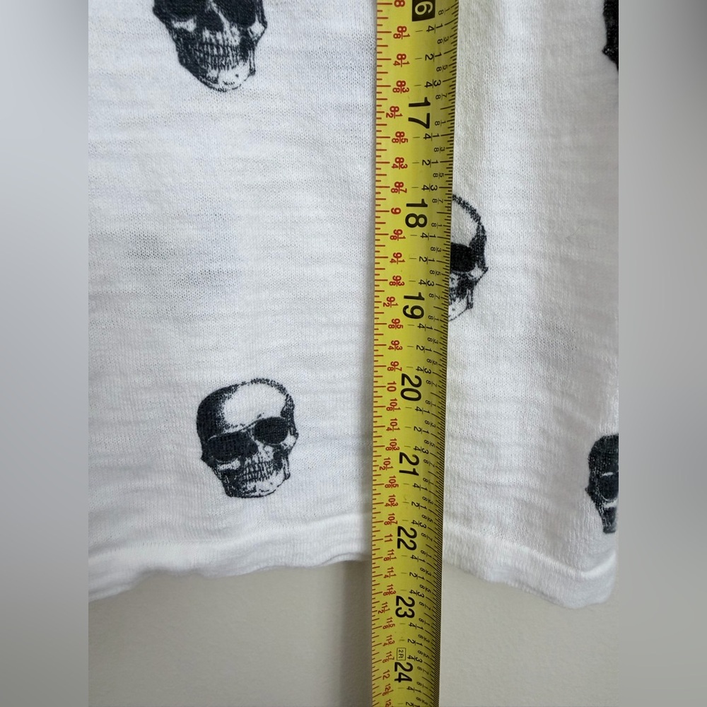 Skull Cashmere Sleeveless Top L - Picture 5 of 6
